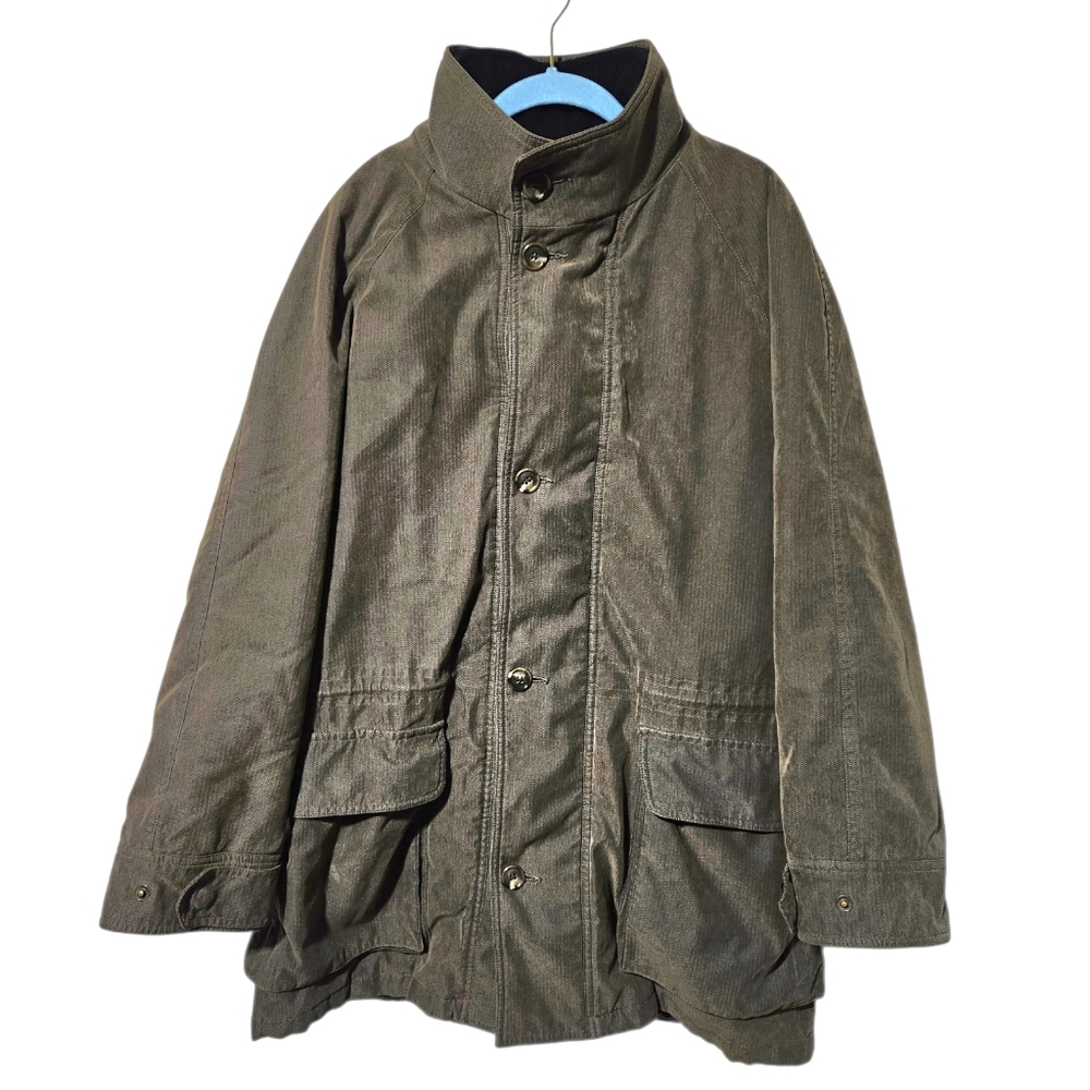 Newport Harbor Portugal Moseskin Heavy Coat Parka Outerwear Men Medium Barn Coat